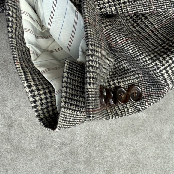 J Crew Ludlow Prince of Wales Abraham Moon wool blend, 38R suit + trousers - Picture 11 of 16